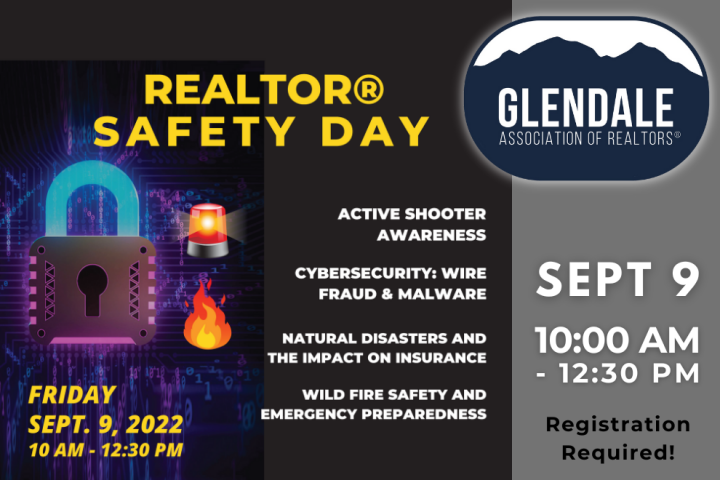 Realtor Safety Day Sep 9, 2022, 10am