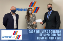 Humanitarian Relief Check Delilvered.