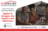 Realtor.com Apples To Oranges Webinar