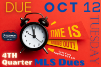 MLS Fees Are Now Due