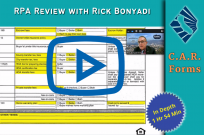 Rick Bonyadi Review the New RPA form