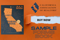 C.A.R. Sample Forms Book Now On Sale