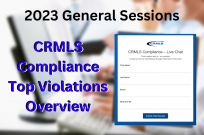 CRMLS compliance overview top violations 2023 schedule
