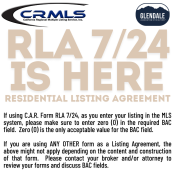 CRMLS RLA 724 Form Is Here