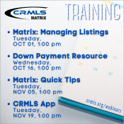 CRMLS Webinars