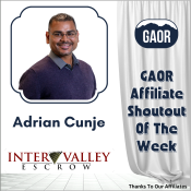 GAOR Affiliate Shoutout Of The Week - Adrian Cunje