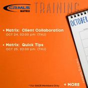 CRMLS Training - Upcoming OCT As of Oct 23