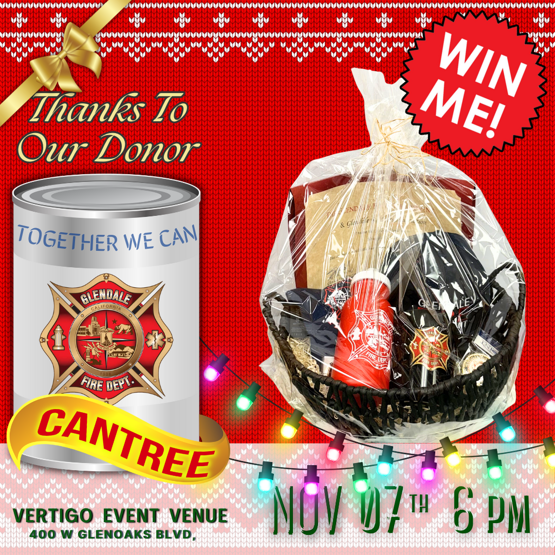 Gift Donor - Glendale Fire Dept - Basket