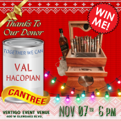 Gift Donor - Val Hacopian - Cigar Box