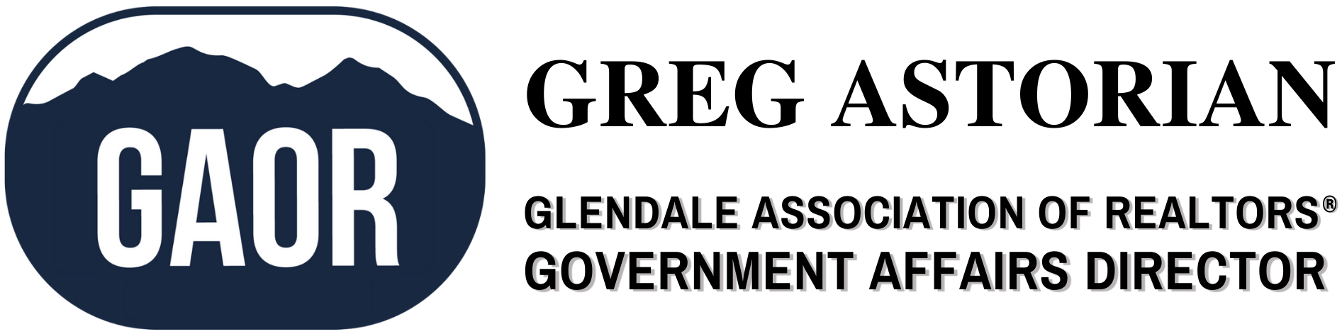Greg Astorian GAOR, Government Affairs Director