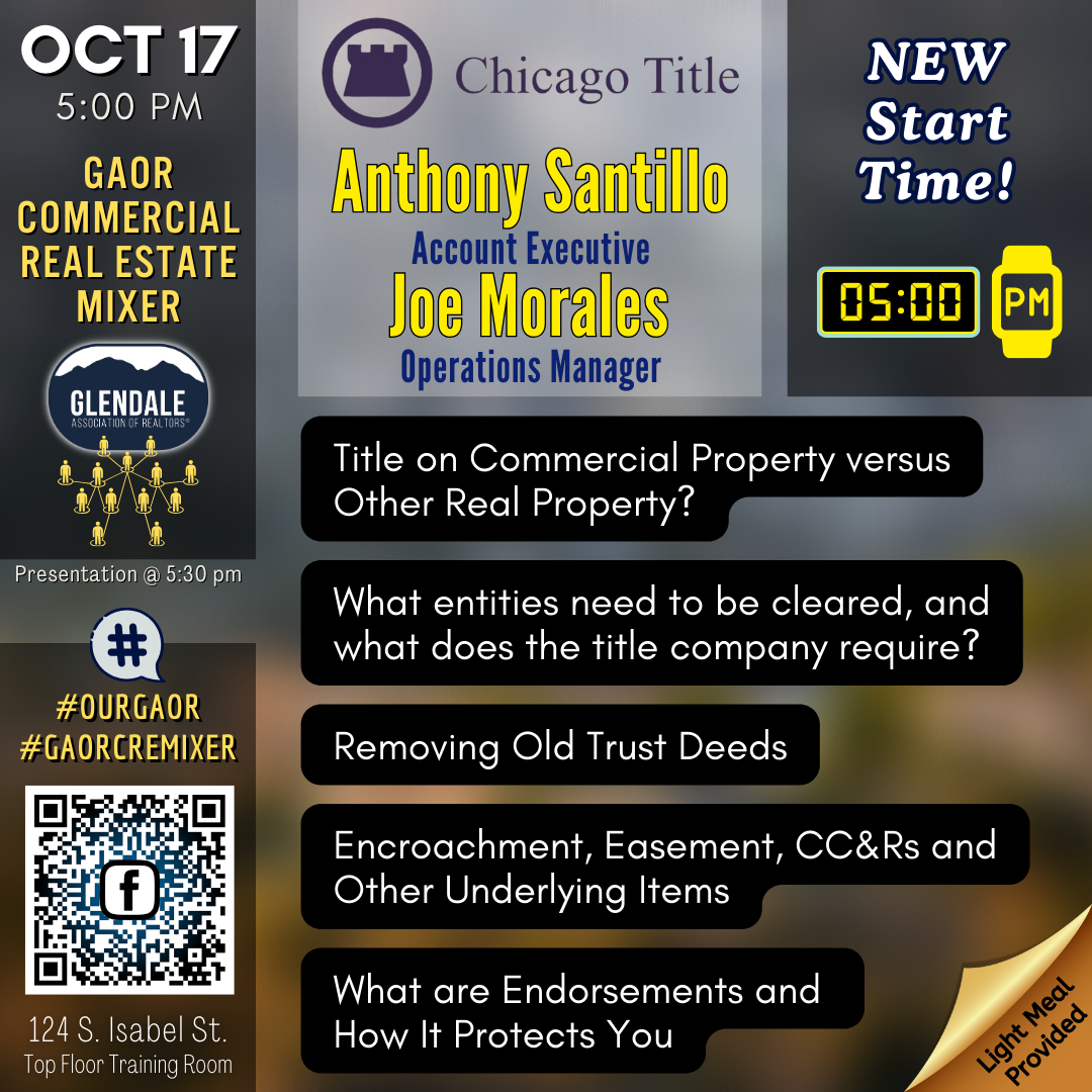 Chicago Title - CRE Mixer at 5pm