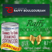 Sponsor Thanks Raffy Boulgourjian