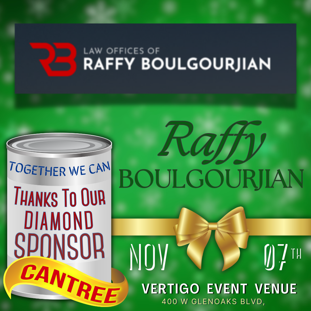 Sponsor Thanks Raffy Boulgourjian