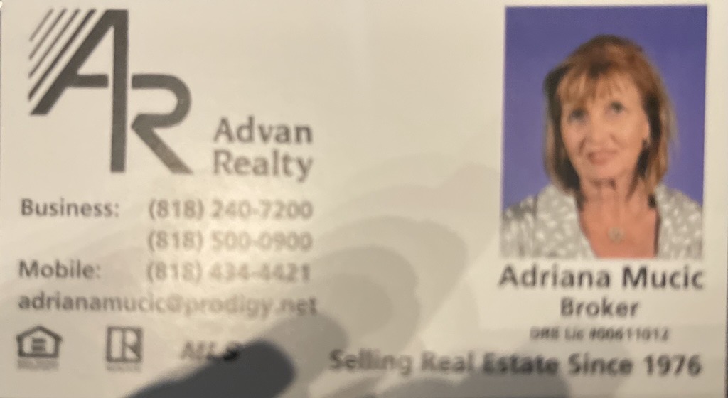 Adriana Mucic - Advan Realty