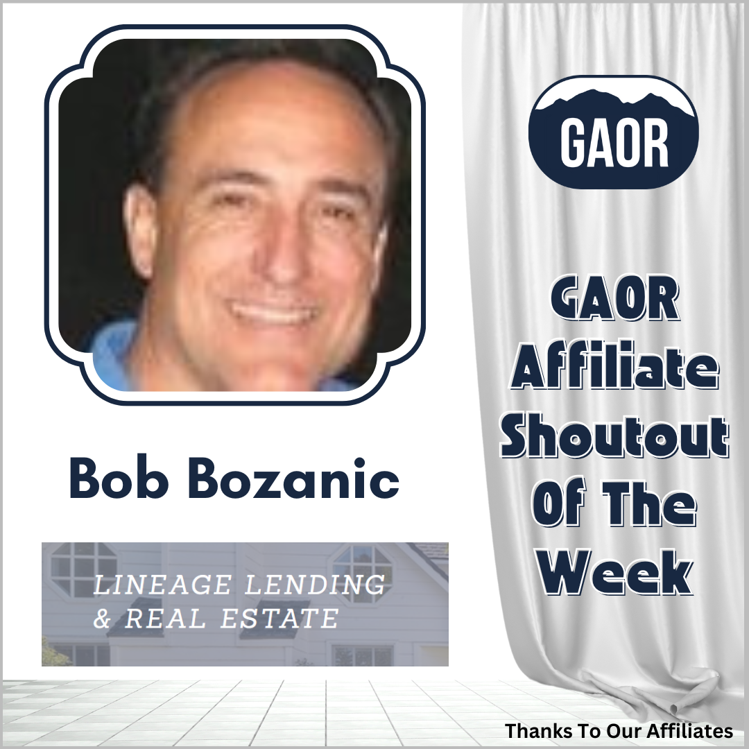 Affiliate Shoutout - Bob Bozanic