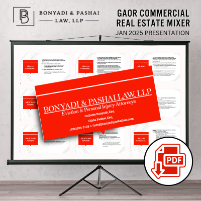 CRE Mixer Jan 2025 - Bonyadi Pashai Law