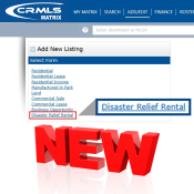 CRMLS - Matrix Property Type - Disaster Relief