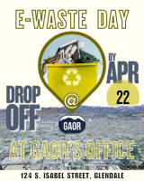 Ewaste Day at GAOR Office APR 2025