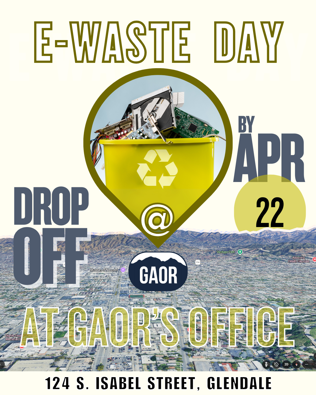Ewaste Day at GAOR Office APR 2025