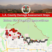 LA County Fire Damage Maps