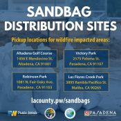 sandbag distribution sites