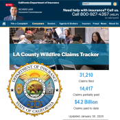 CA DOI Claims Tracker