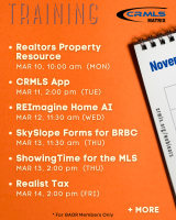 CRMLS Training - Upcoming MAR As of mar05
