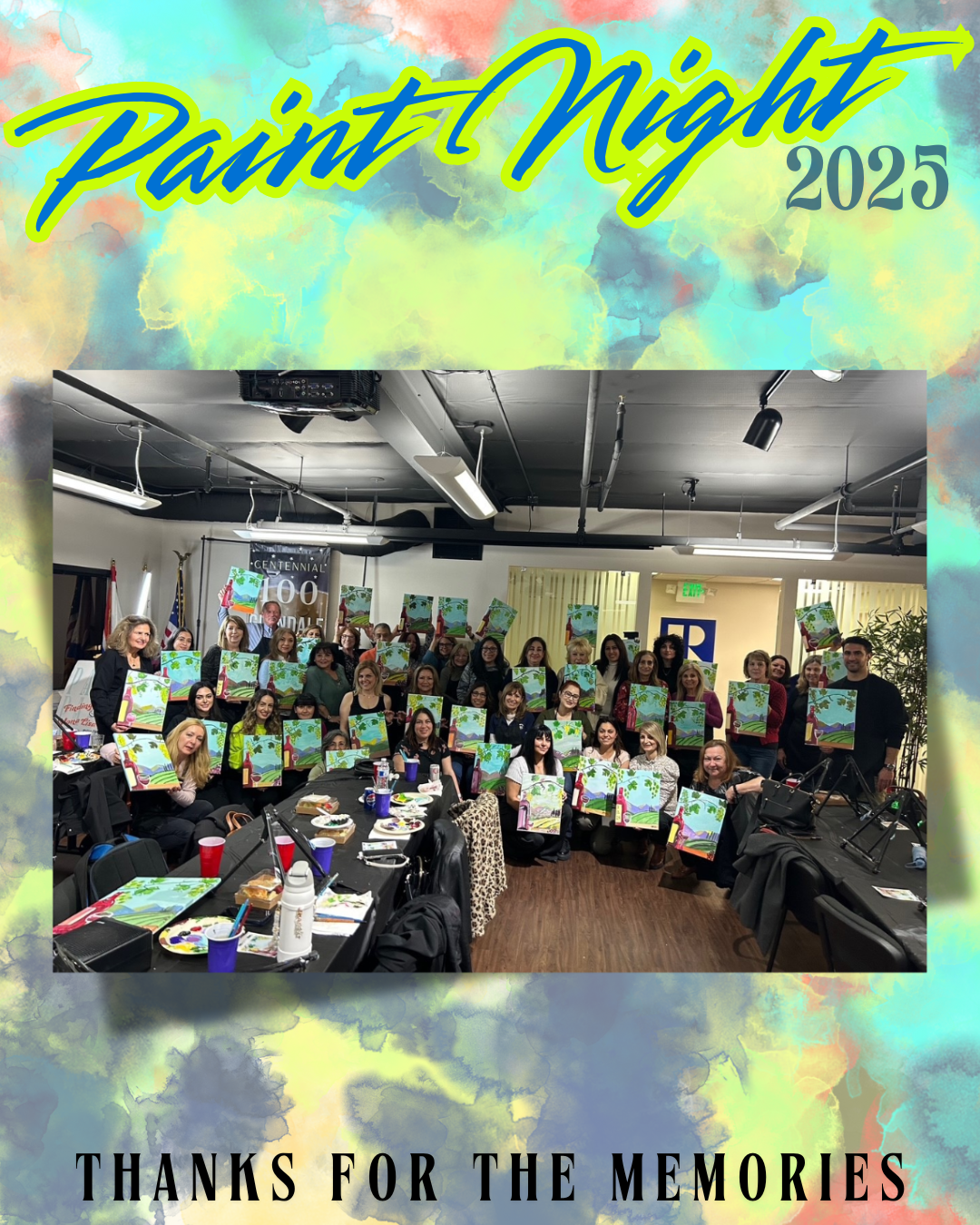 Paint Night 2025 Thanks