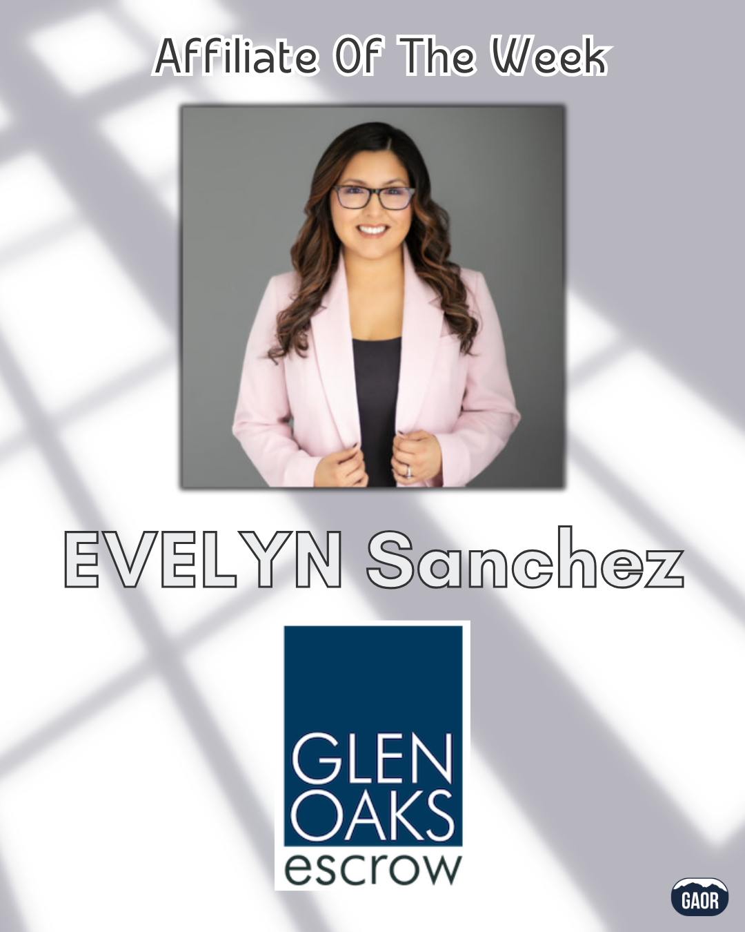 Affiliate Shoutout - Evelyn Sanchez - 2025