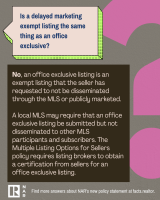 NAR New Policay FAQ - Delayed Marketing Exempt Listing