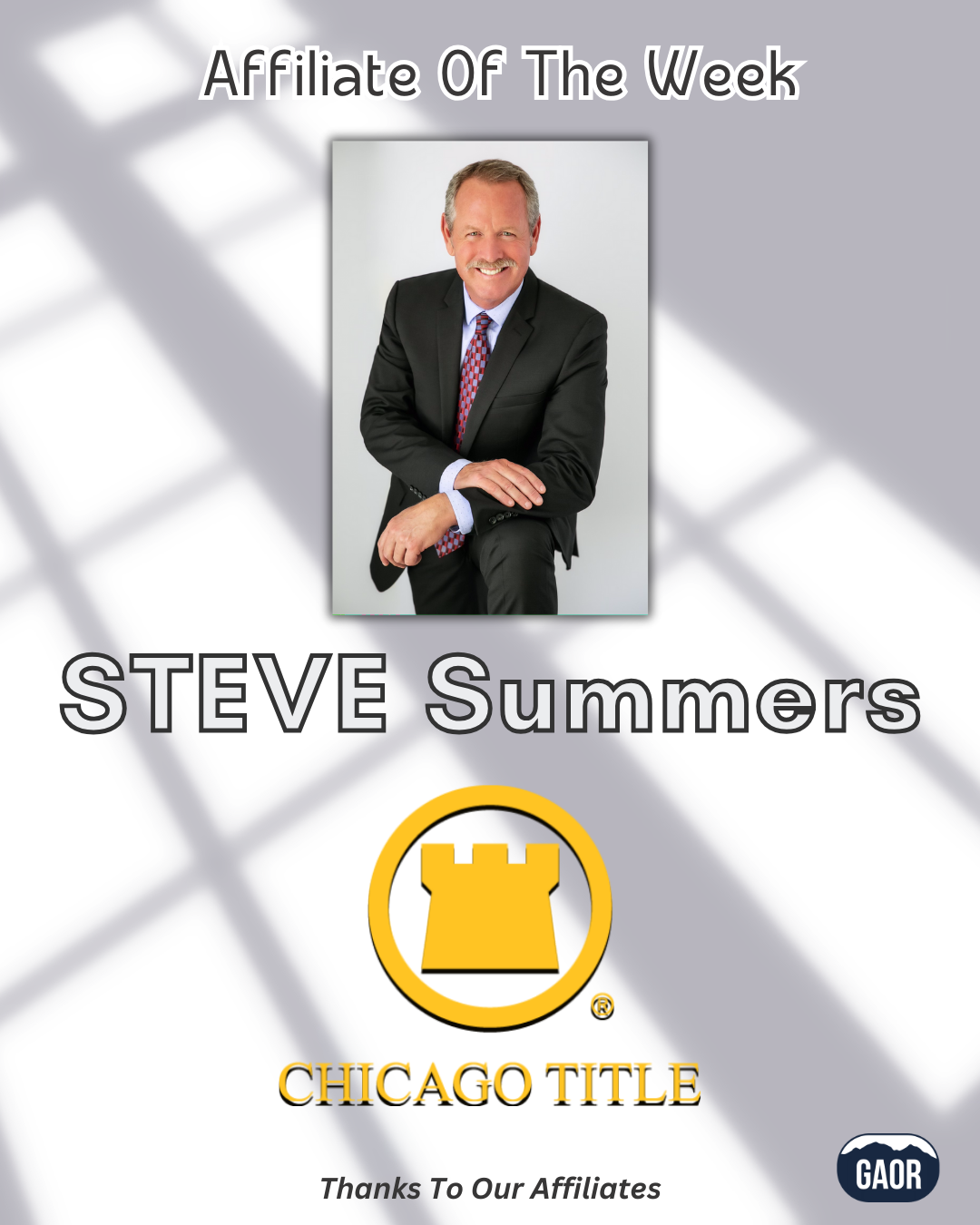 Affiliate Shoutout - Steve Summers