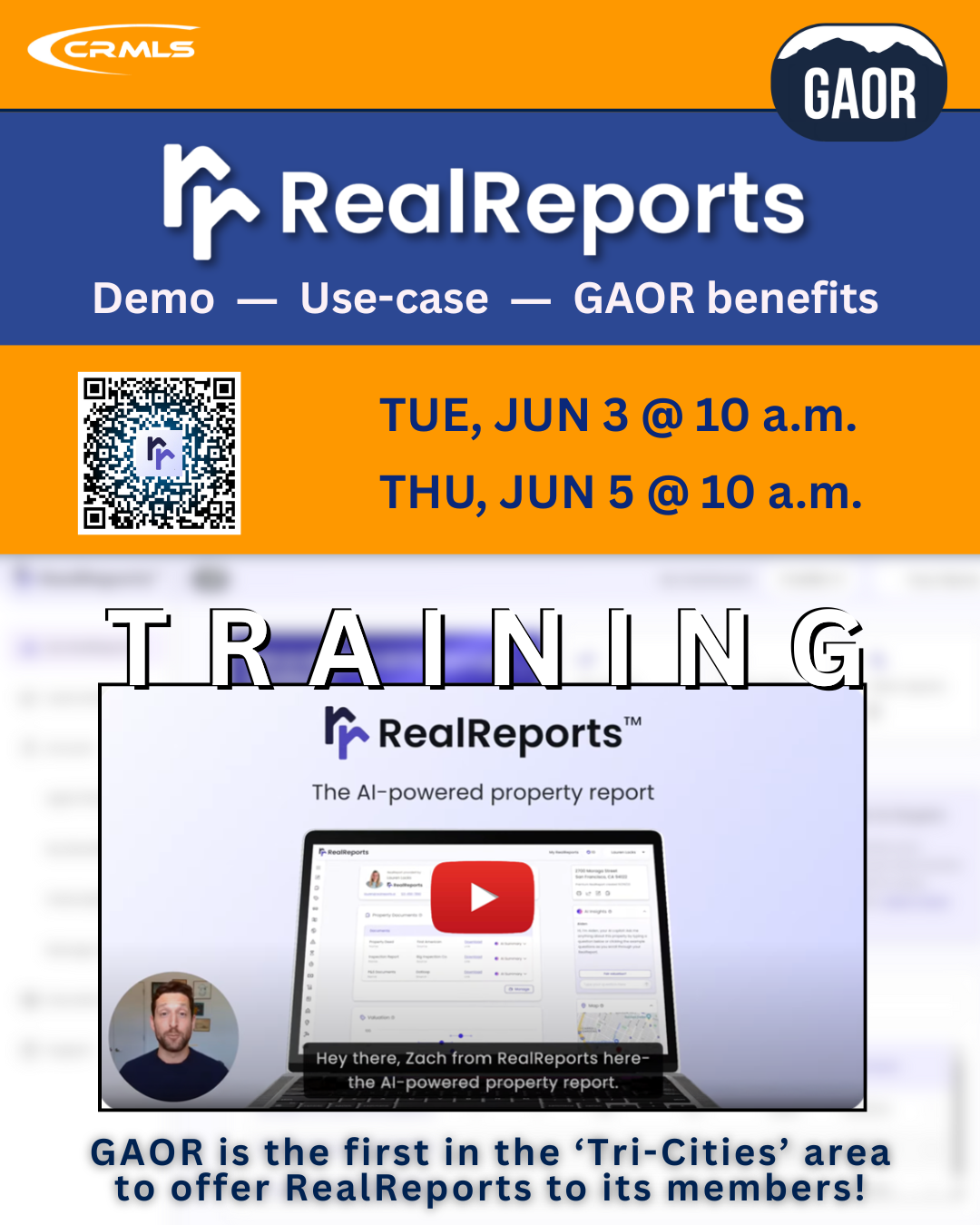 RealReports - CRMLS-Training - June 3-5