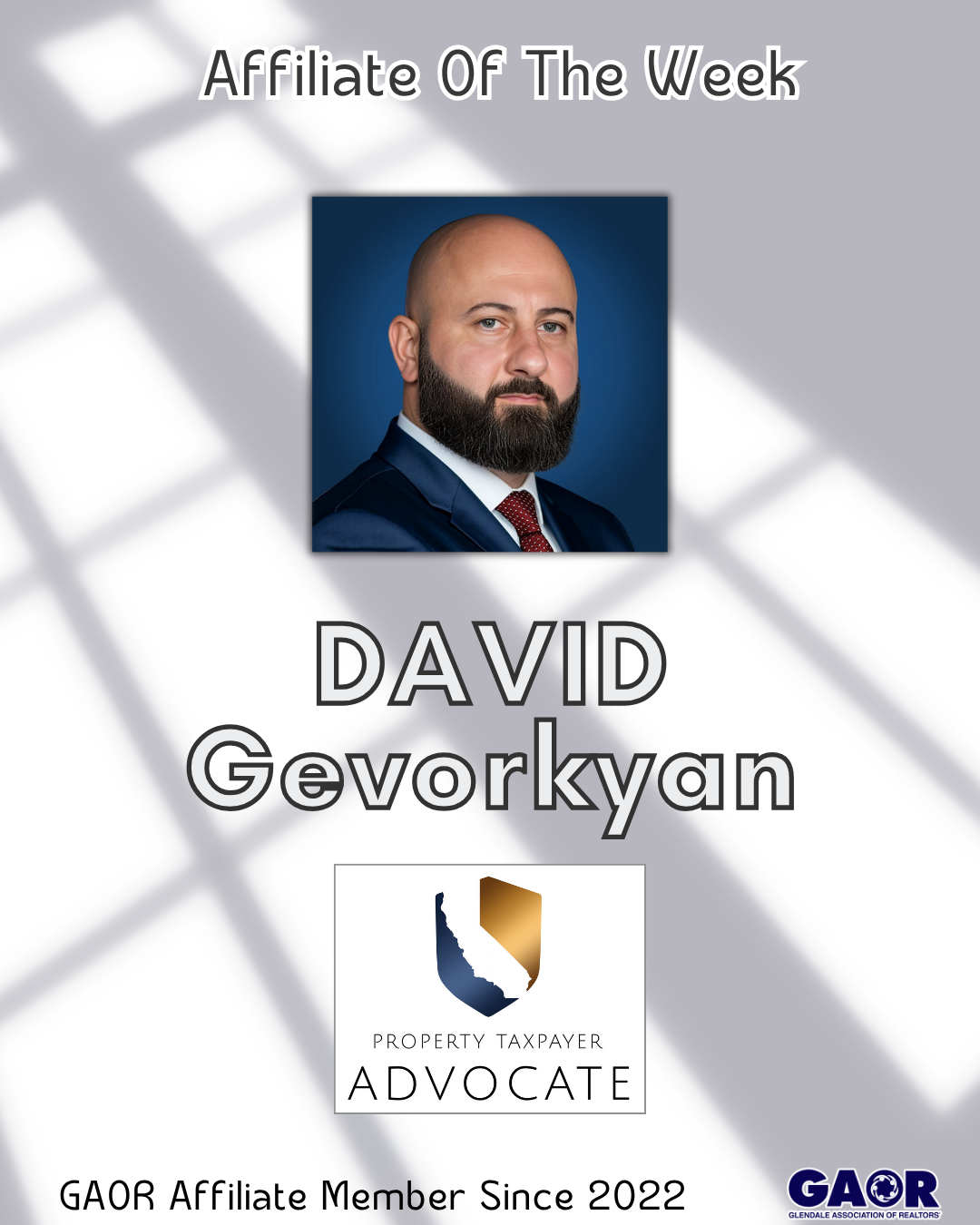 Affiliate Shoutout - David Gevorkyan - 2025