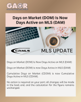 CRMLS DOM is Now DAM