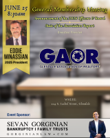 general membership meeting 2025 - Gorginian Law sponsor