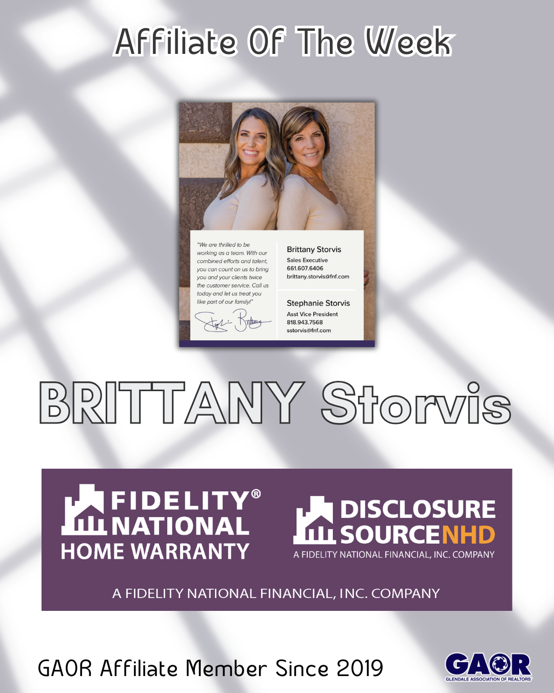 Affiliate Shoutout - Brittany Storvis - 2025