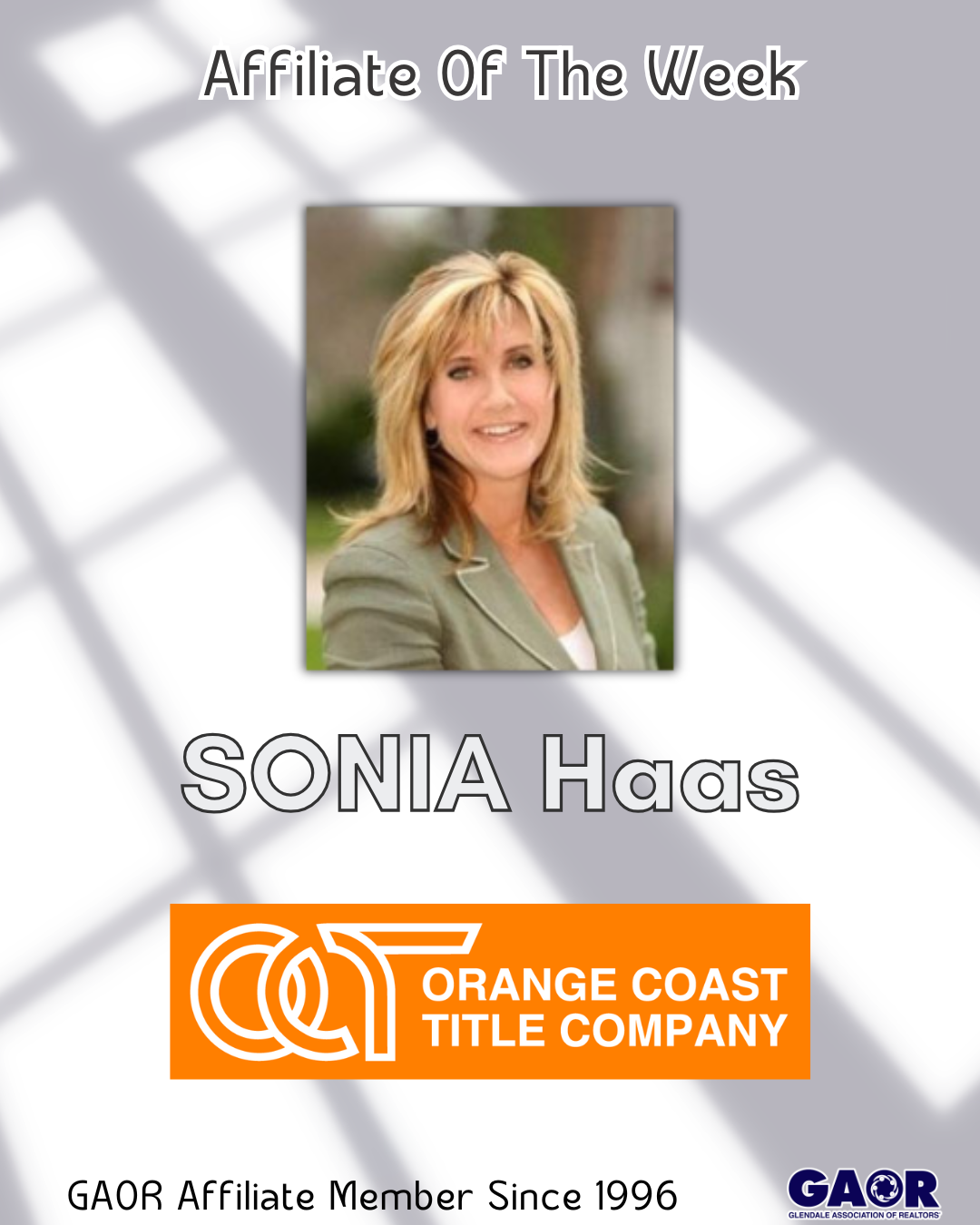 Affiliate Shoutout - Sonia Haas 2025