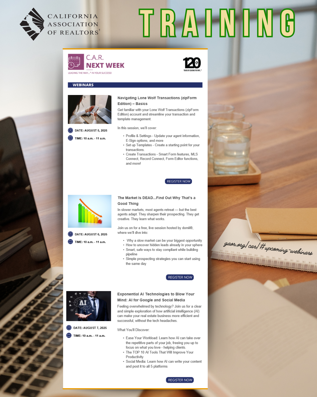 C.A.R. Webinar - zipForm Training