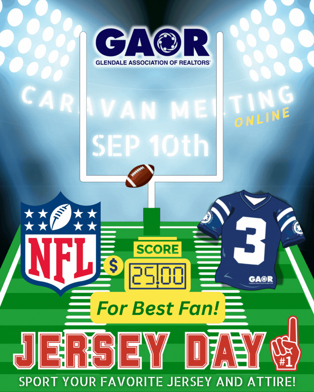 NFL Jersey Day at Caravan