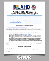 Right To Counsel Notice 2025