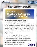 CRMLS Webinar Redefining Value SEP 25