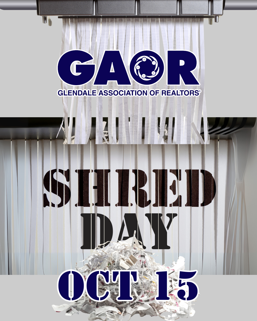 GAOR Shred Day - OCT 15th