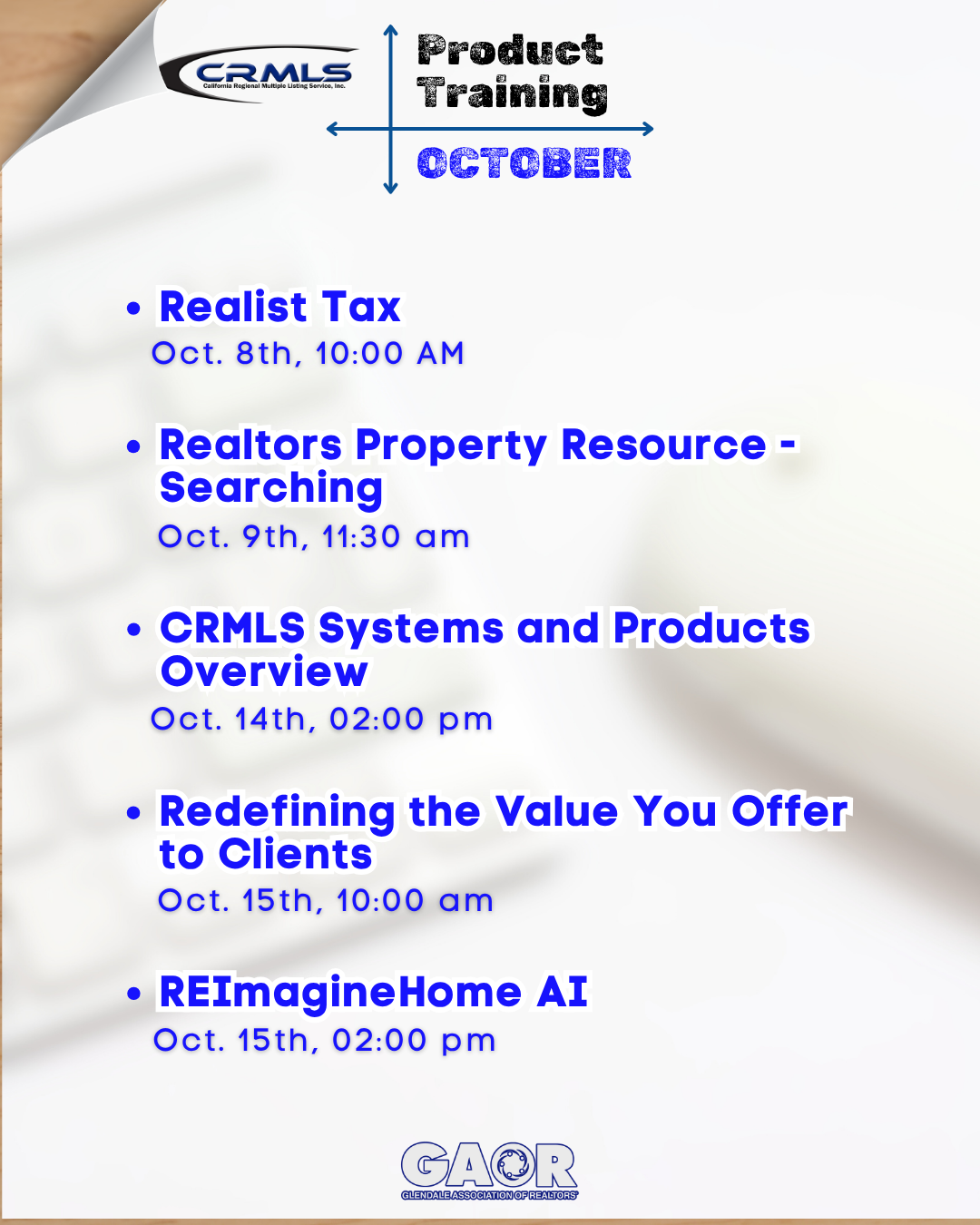 CRMLS Training - Product Solutions - 2025 OCT