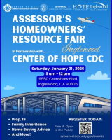 County Assessor Homeowners' Fair Inglewood - Jan 2026