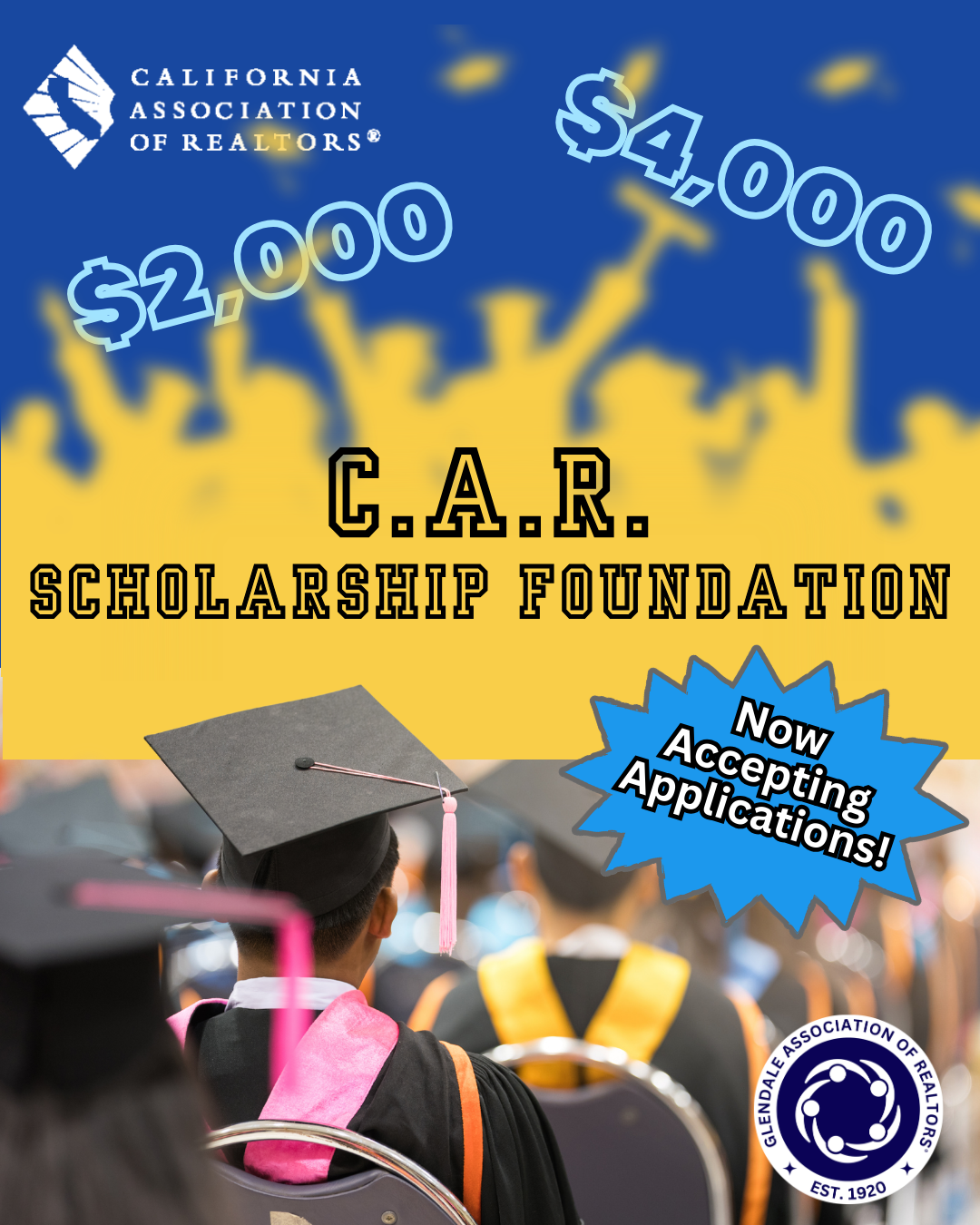 CAR Scholarship Foundation Accepting Applications