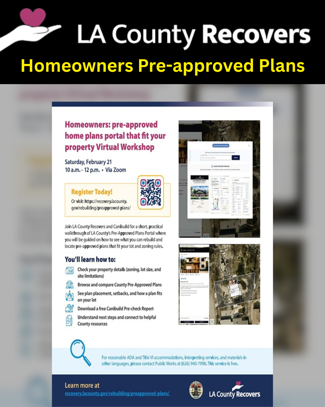 LA County Recovers Pre-Approved