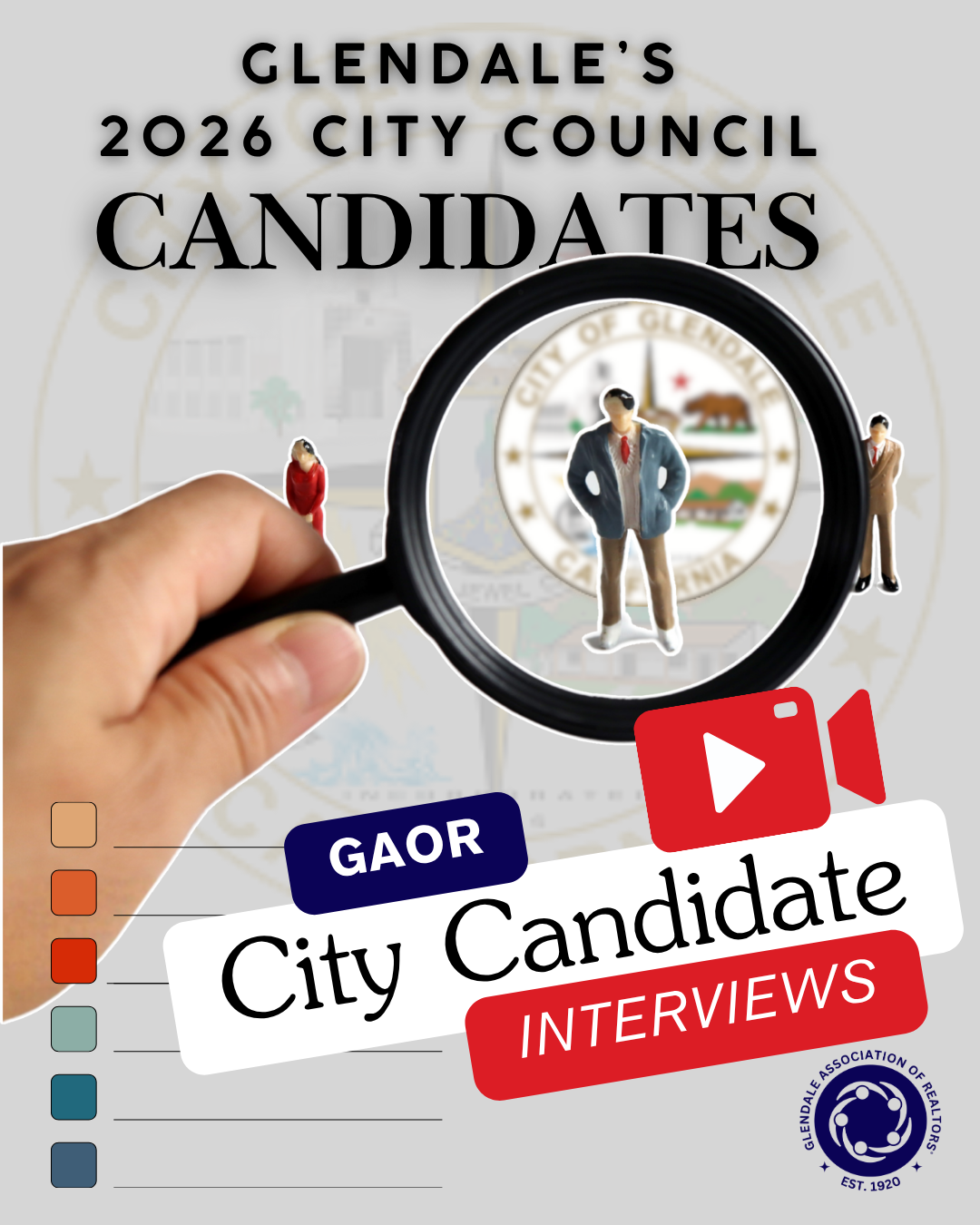 GAOR City Candidate Interview Recordings - 2026