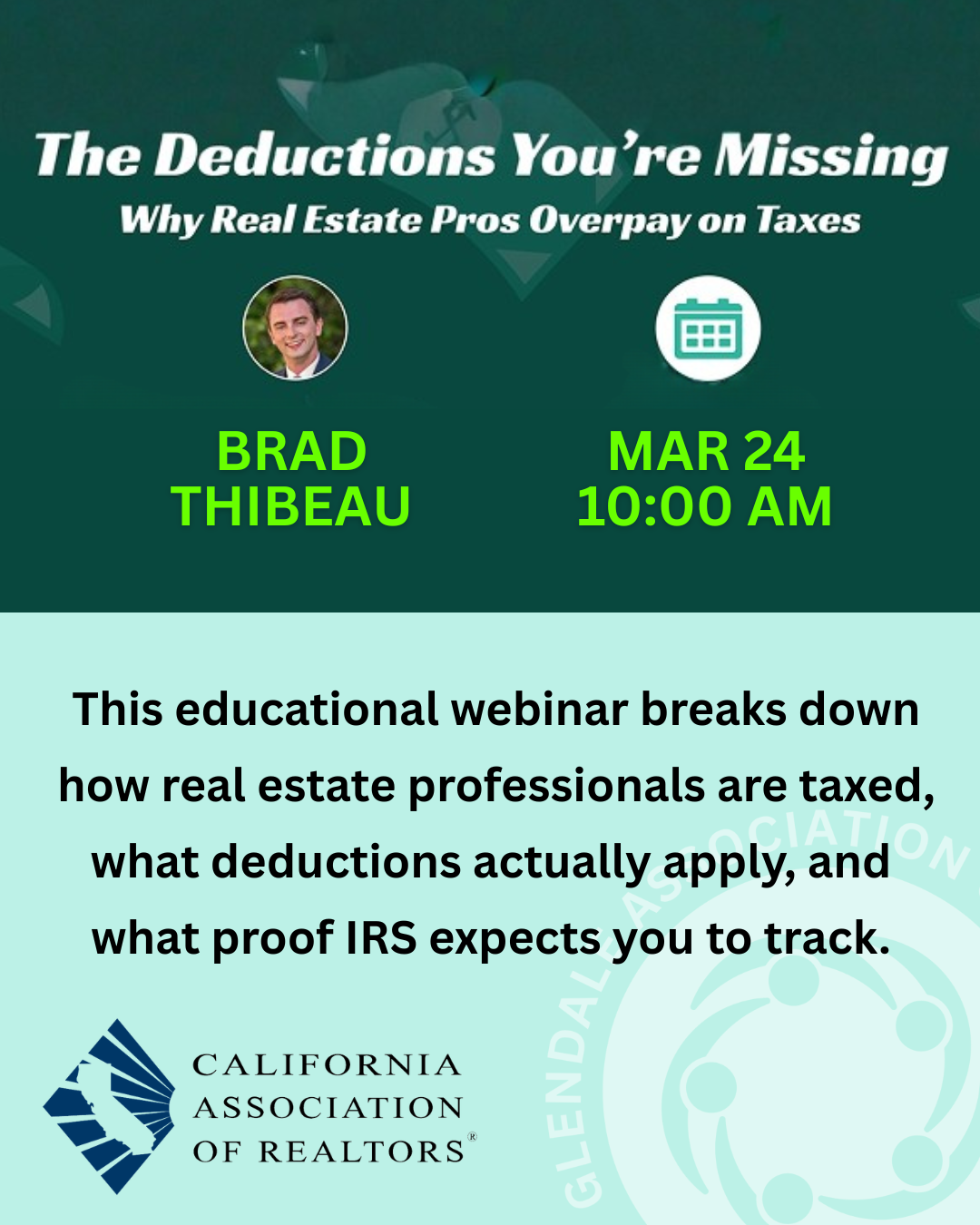 Tax Deductions - MAR 24