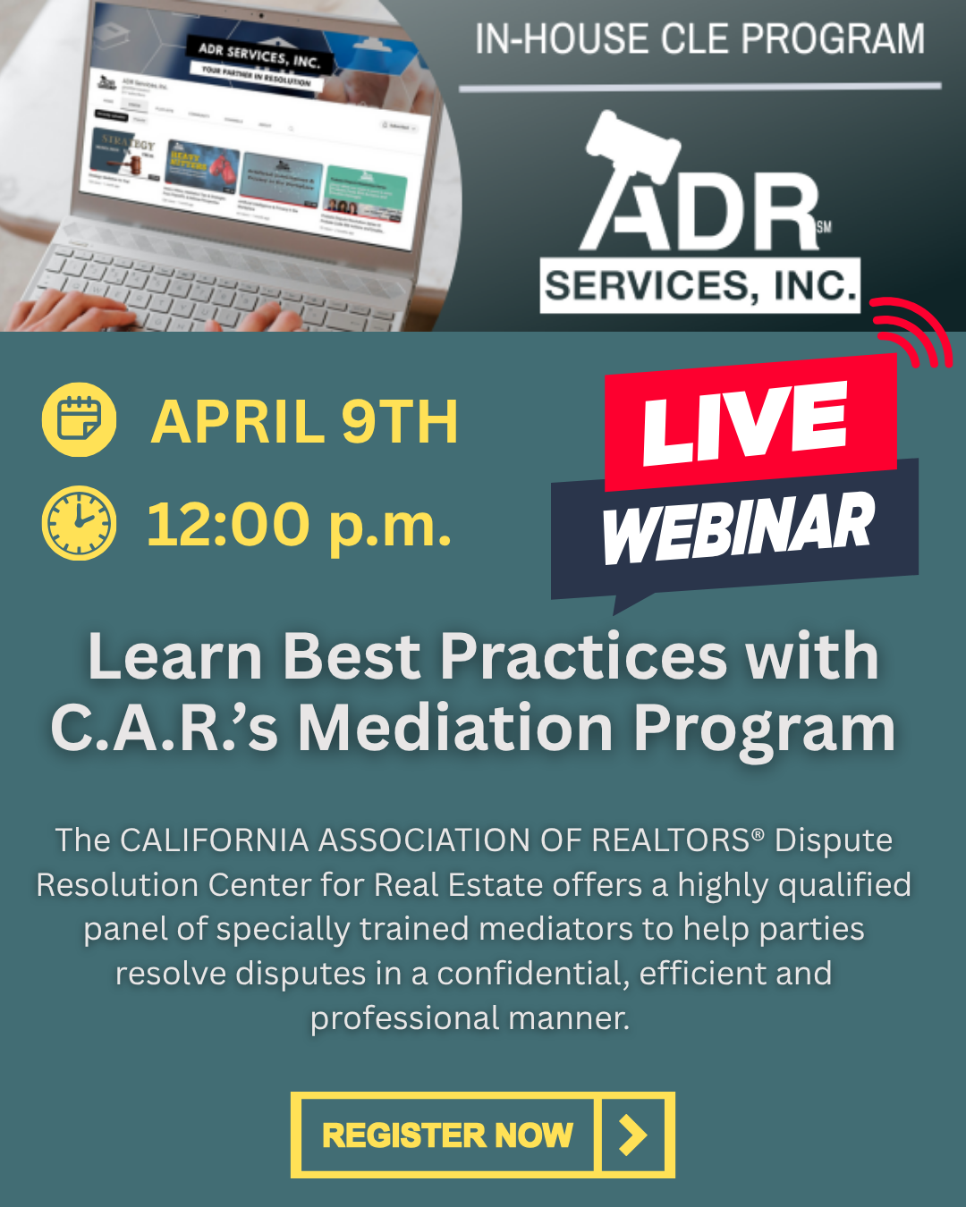 CARs Mediation Program - APR 9