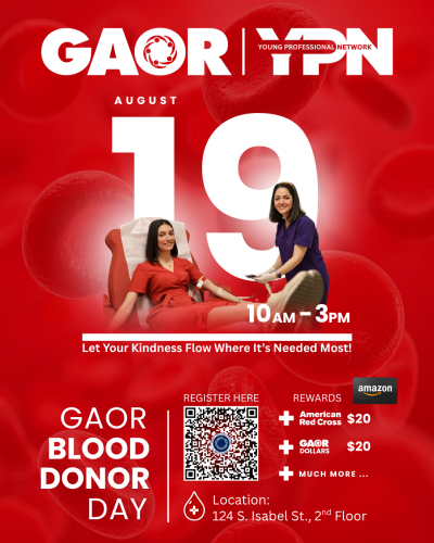 GAOR Blood Drive – AUG 19
